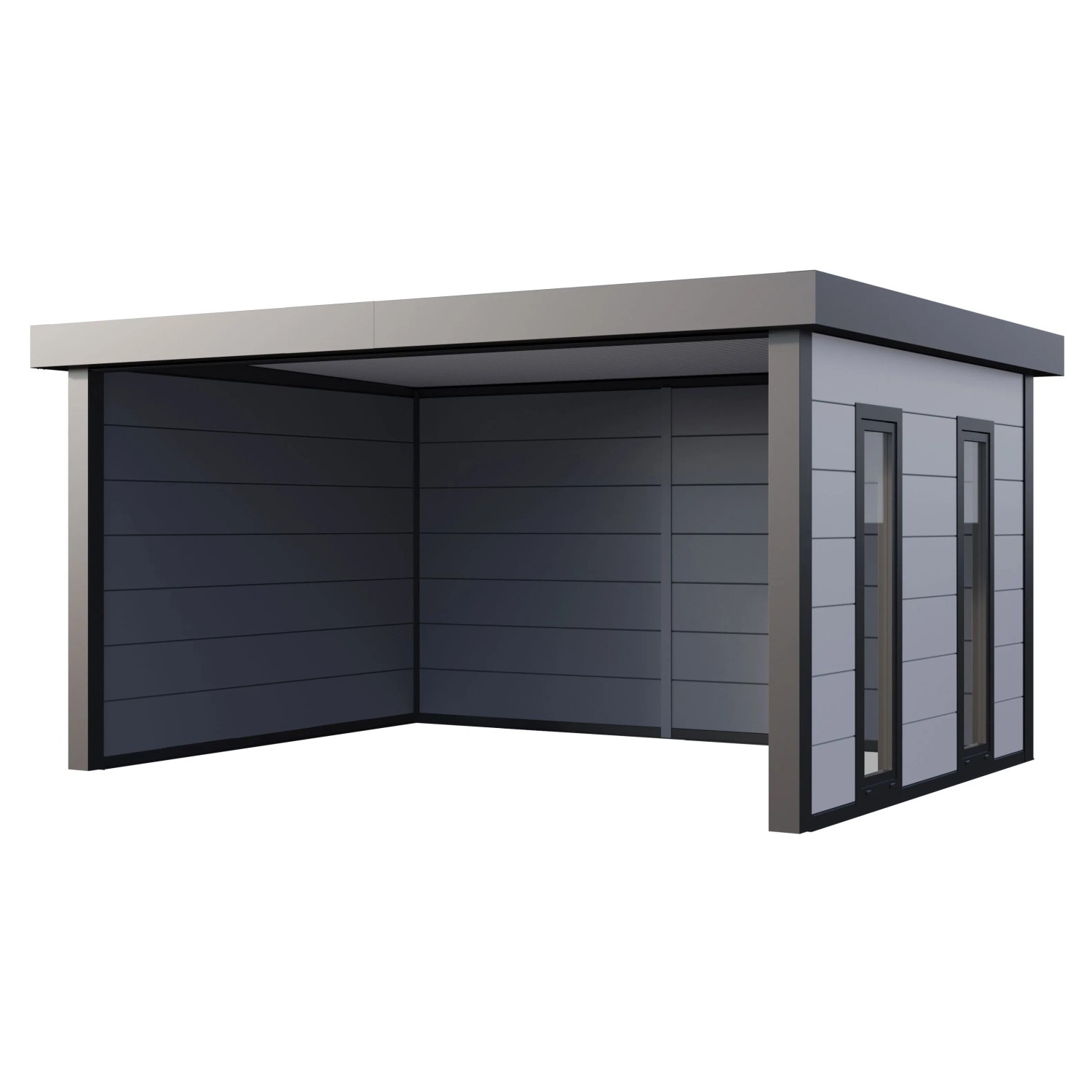 Pavillon Singolo 4836 mit Fenster 478 cm x 358 cm Weiß günstig online kaufen