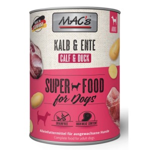 Mac's Hunde-Nassfutter Kalb und Ente 800 g