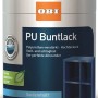 Dose OBI PU Buntlack Taubenblau, seidenmatt, 125ml. Polyurethan verstärkt, für Holz, Metall und Kunststoff.