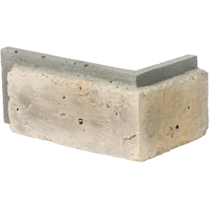 Stegu Verblender Ecke Monsanto Beige, Beton-Riemchen in Backsteinoptik für Innen & Außen.