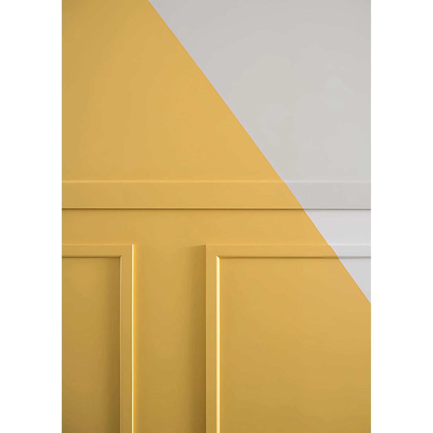 ORAC DECOR Sockelleisten Set, 2 weiße Wandleisten (4 m) für Paneel-Zubehör.