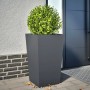 vidaXL Pflanzkübel Anthrazit 45x45x75 cm Stahl 851098_2