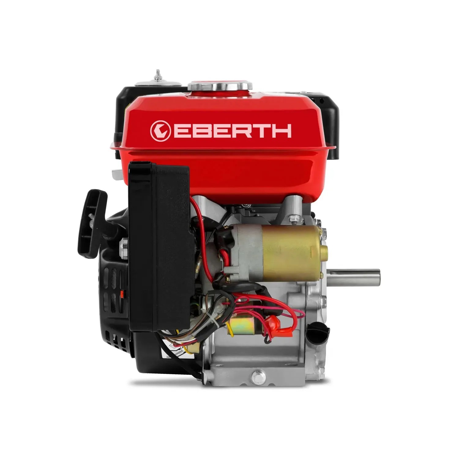 EBERTH Benzinmotor 6,5 PS 4,8 kW Standmotor mit 19,05 mm Ø Welle E 