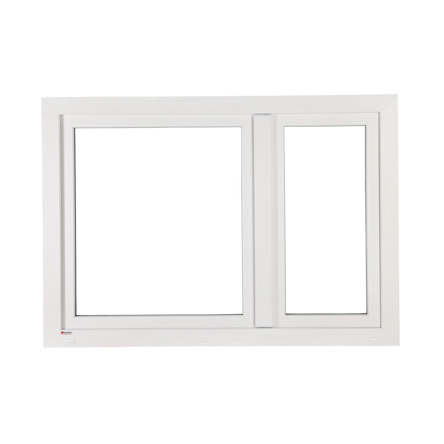 KM Meeth Kunststoff-Fenster CL70P Weiß 140 cm x 160 cm Dreh/Dreh-Kipp Asym. günstig online kaufen