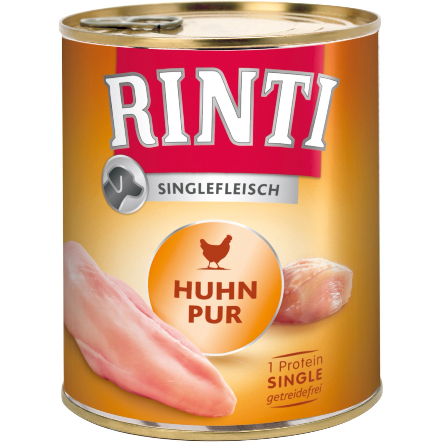 Rinti Hunde-Nassfutter Singlefleisch Huhn 800 g