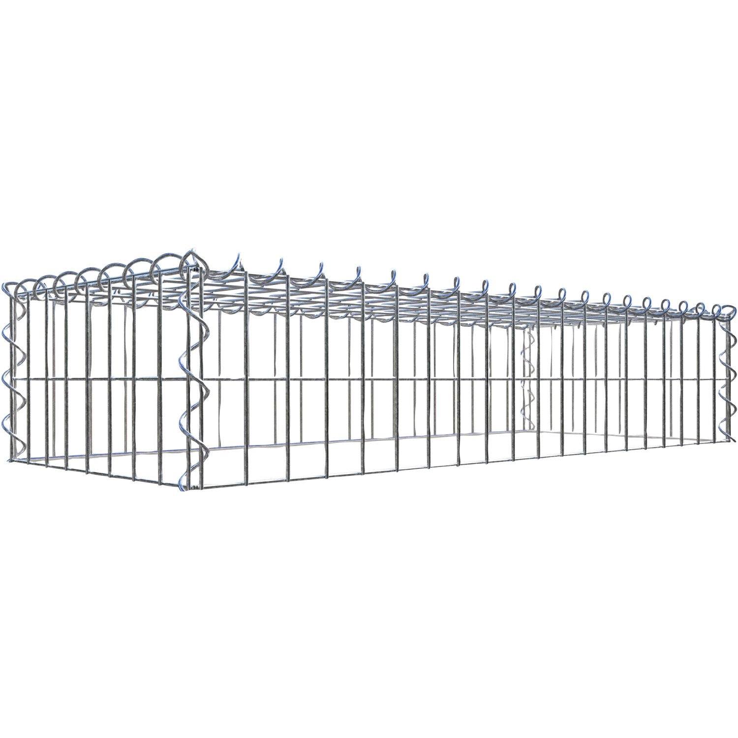 Gabiona Gabione-Anbaukorb Typ 3 20 x 100 x 40 cm Maschenw 5 x 10 cm