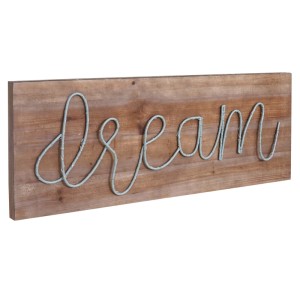 MCW LED-Holzschild Landhaus 28x72x3cm Dream