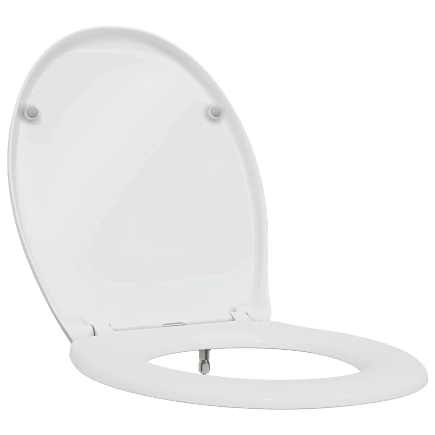 vidaXL Toilettensitz Weiß 47 x 37 x 4 cm Duroplast 42002349