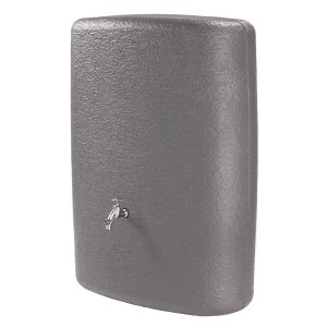 Garantia Wandtank Terranova 275 l in Graphitgrau mit Zubehör und Wasserhahn.