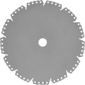 LUX Diamant-Trennscheibe 230 mm, segmentiert, für Winkelschleifer, zum Trennen von Baustoffen, Holz, Kunststoff und Blech.