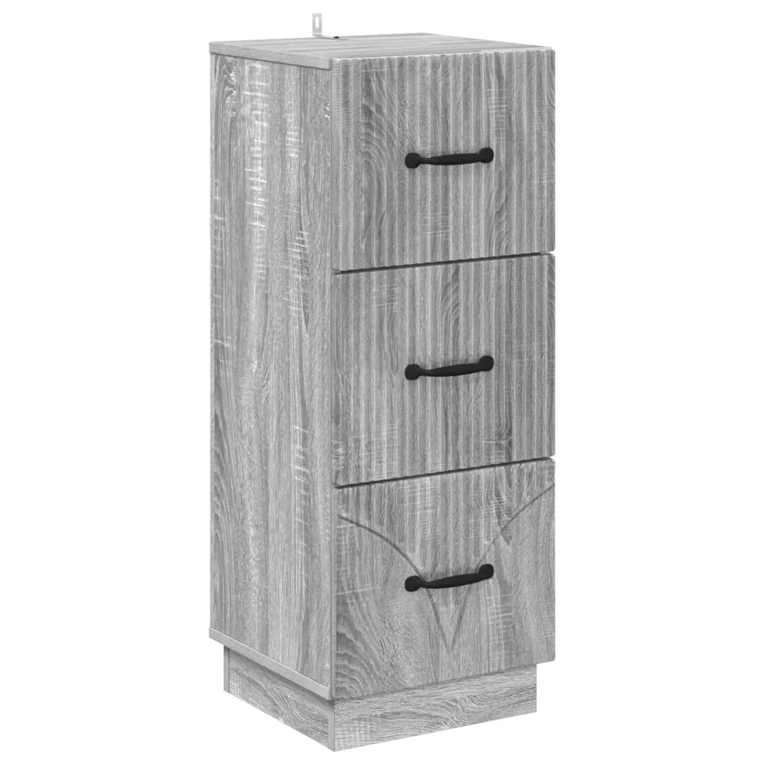 vidaXL Schubladenschrank Graues Sonoma 33 x 34,5 x 87 cm Holzwerkstoff 895311