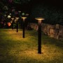 Paulmann LED-Wegeleuchten Plate Plug & Shine, anthrazit, im Garten.