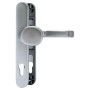 Abus Schutzbeschlag SRG92N in Silber für Hauseingangstüren.
