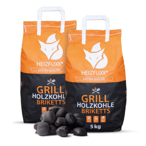 Heizfuxx Grillbriketts 5kg x 2 Sack 10kg