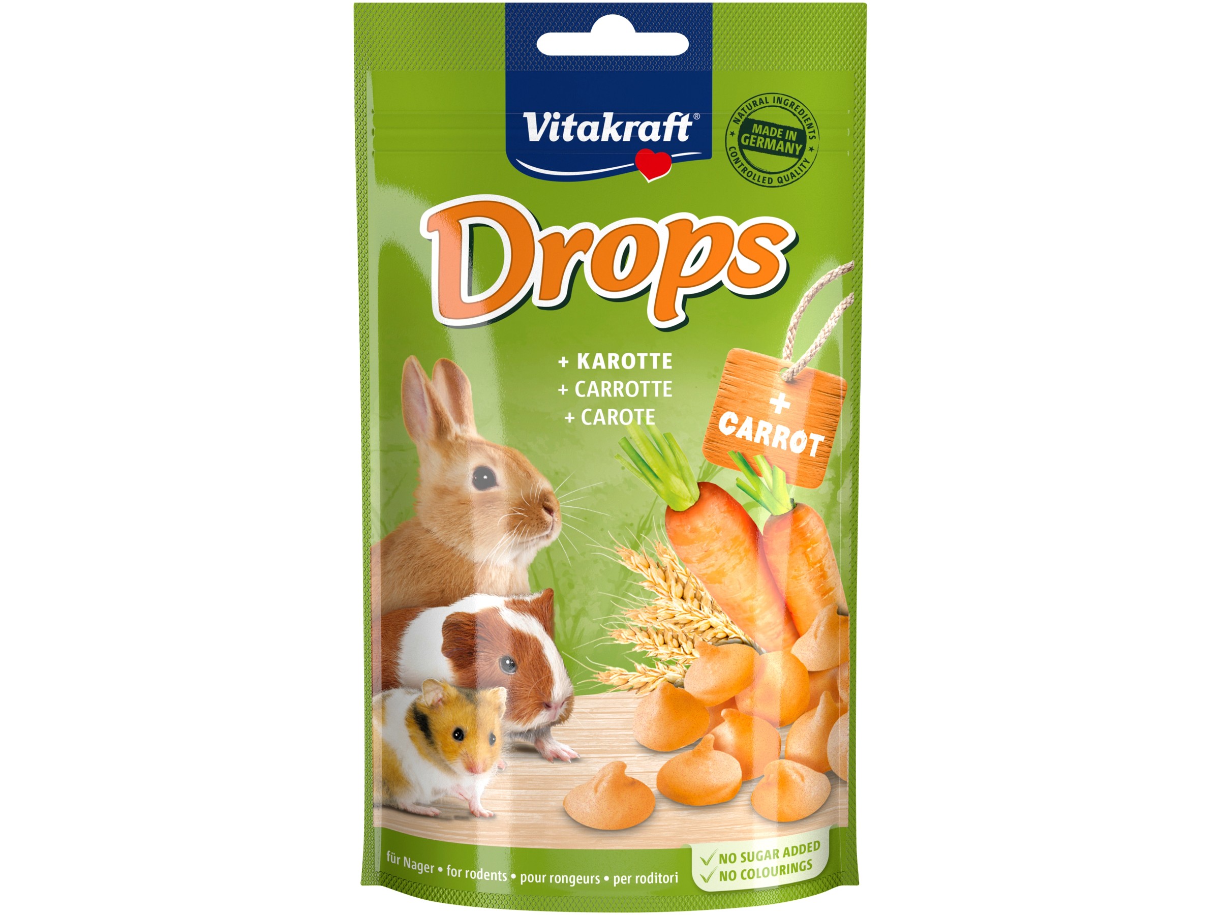 Vitakraft Star Drops Leckerli 125ml - Wassermelonengeschmack Für Kaninchen Und Nager