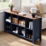 Merax Organizer Regal 140x34x75 cm 8 Staufächer Küche Wohnzimmer Esszimmer_4