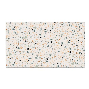 Zeller Herdabdeckplatten-Set Terrazzo, 2-teilig, buntes Dekor für Küchenhelfer.