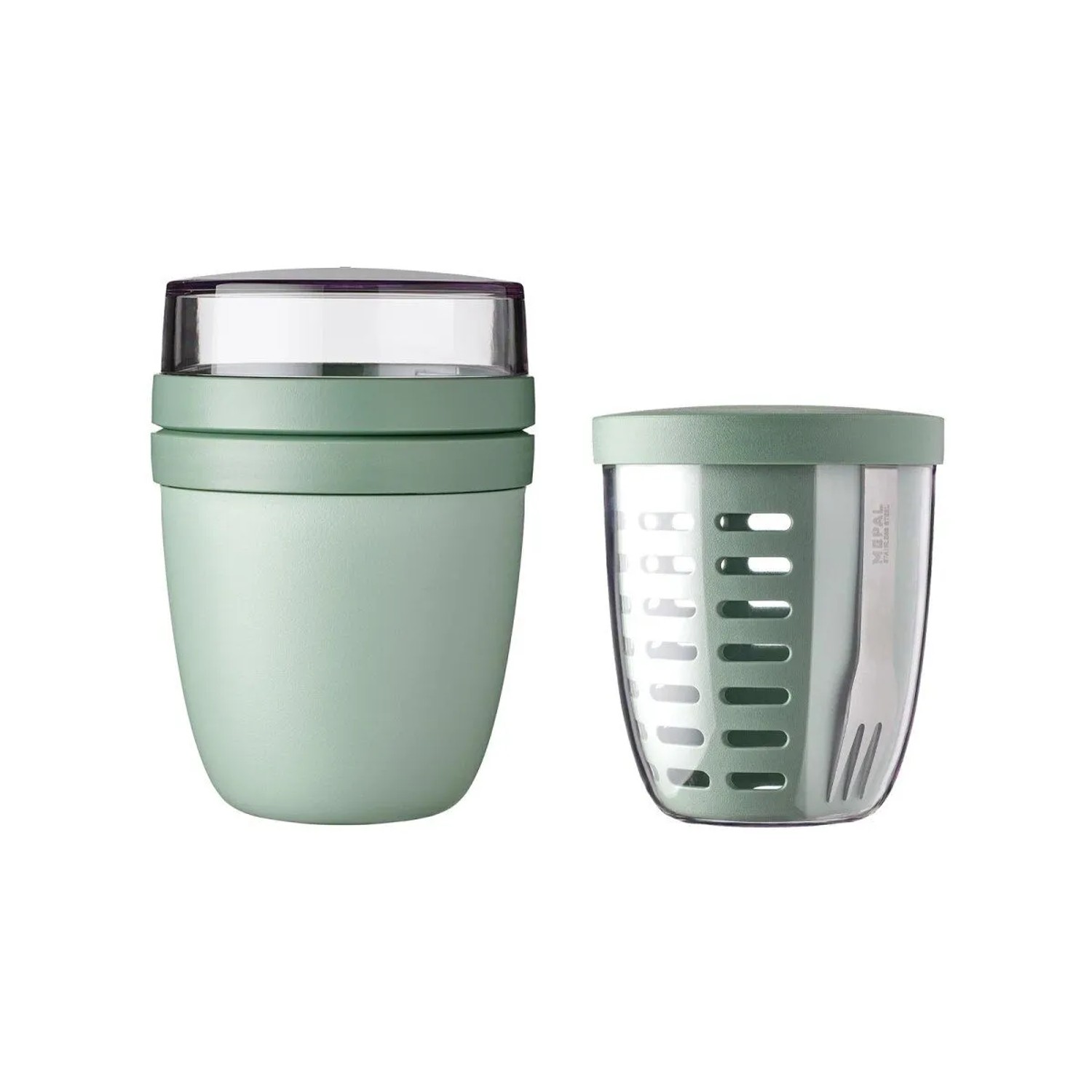 Mepal Ellipse Lunchpot mit Fruitpot Nordic Sage