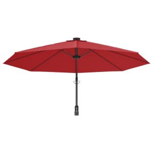 vidaXL Wand-Sonnenschirm Knallrot 290 cm 362891