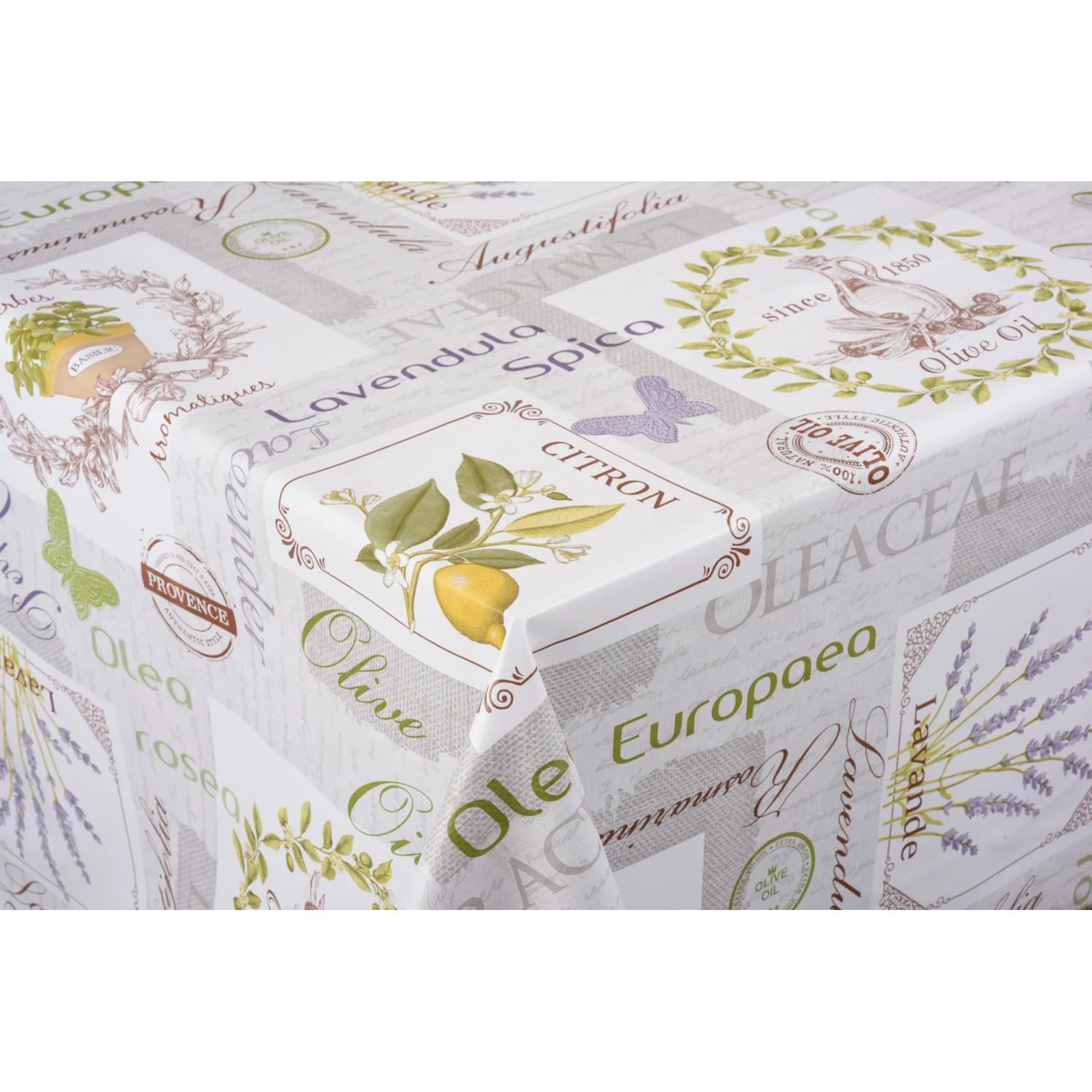Venilia abwaschbare Tischdecke Parfum Du Sud 140 cm Meterware kaufen bei OBI
