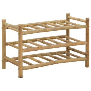 vidaXL Weinregal Natur 57 x 29,5 x 36 cm Bambus 42028070