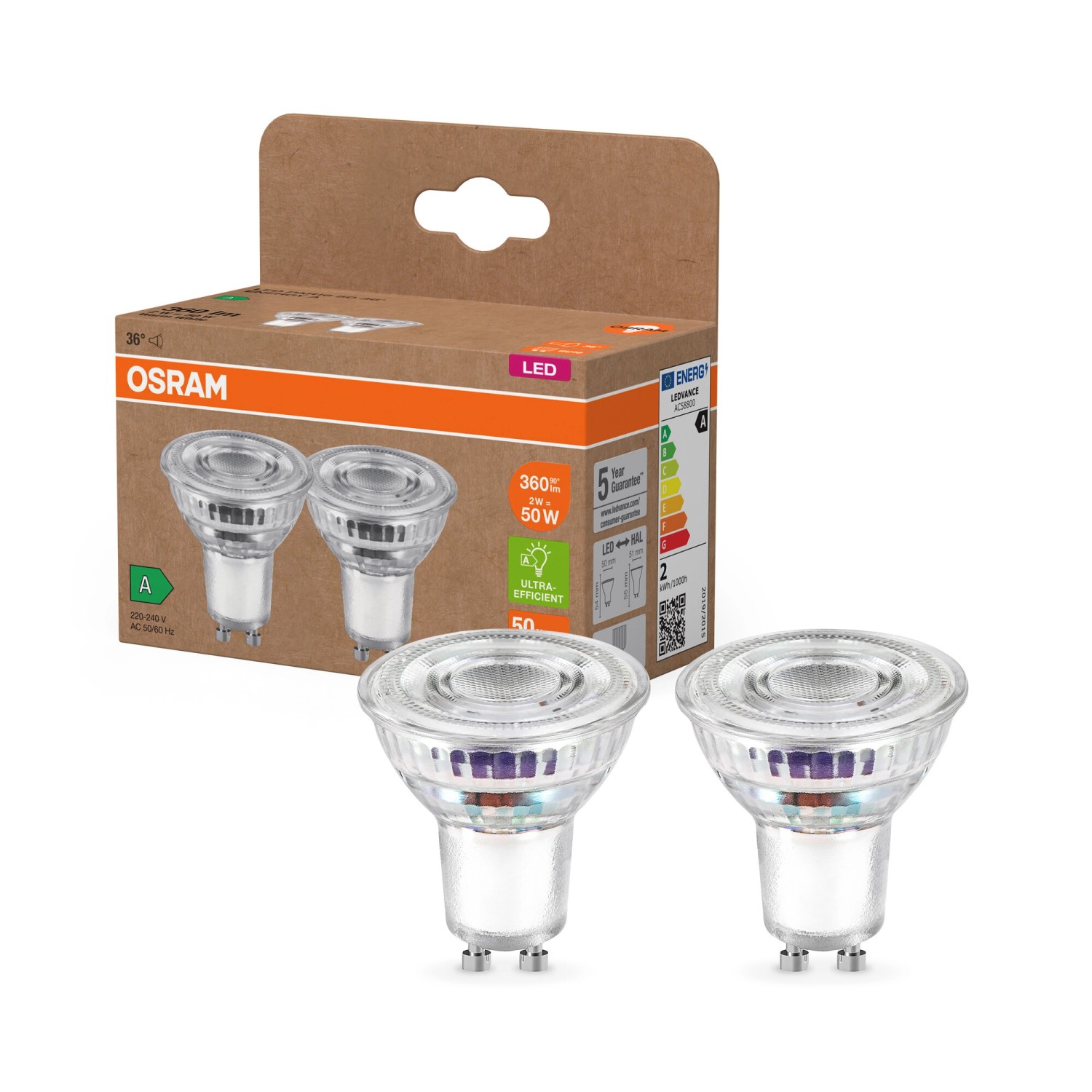 Thumbnail - Osram Leuchtmittel GU10 2 W