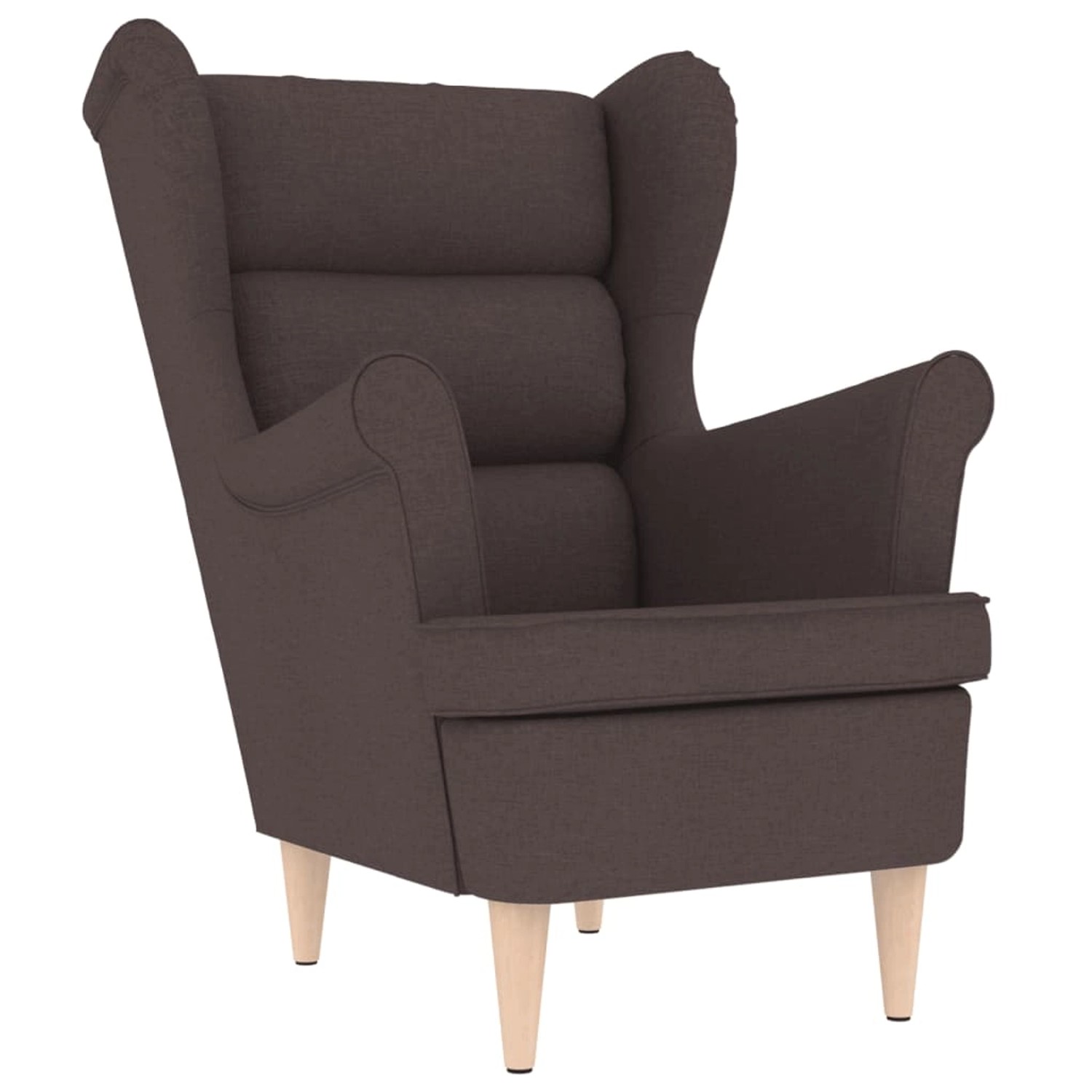 vidaXL Sessel Dunkelbraun 74x84x100 cm Stoff 4016899 günstig online kaufen