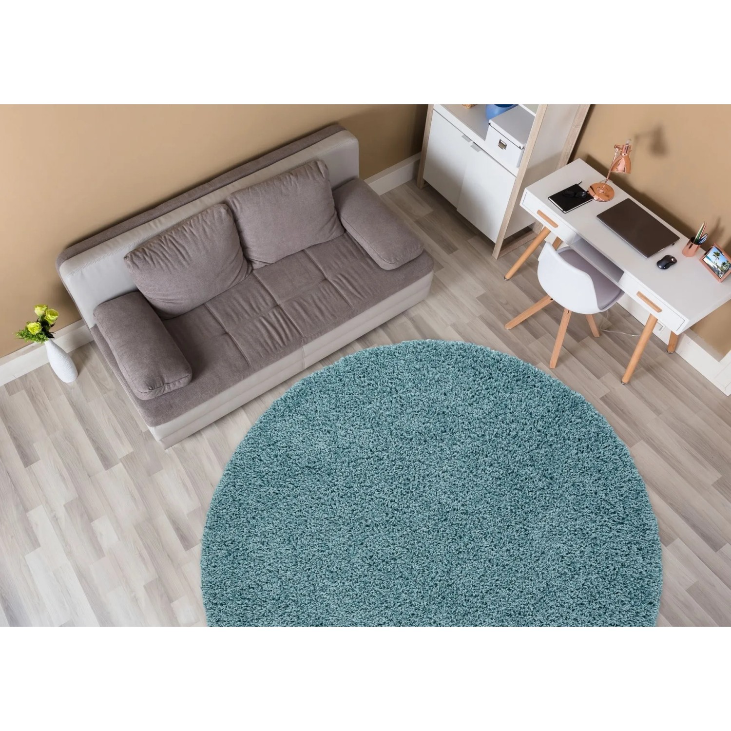 RugsX Teppich Soffi VG15619 Blau 100cm 100cm_4