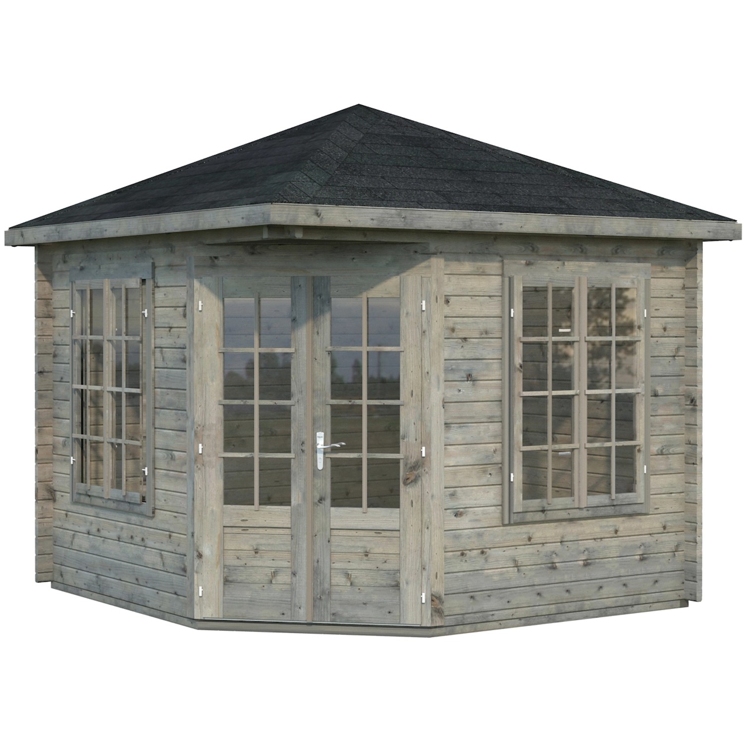 Palmako Gartenhaus "Pavillon Melanie", grau günstig online kaufen