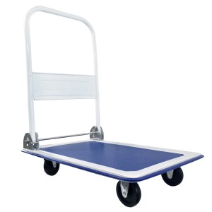 Klappbarer TroniTechnik Transportwagen mit Antirutsch, 150 kg Tragkraft, Ladefläche 72x48 cm.