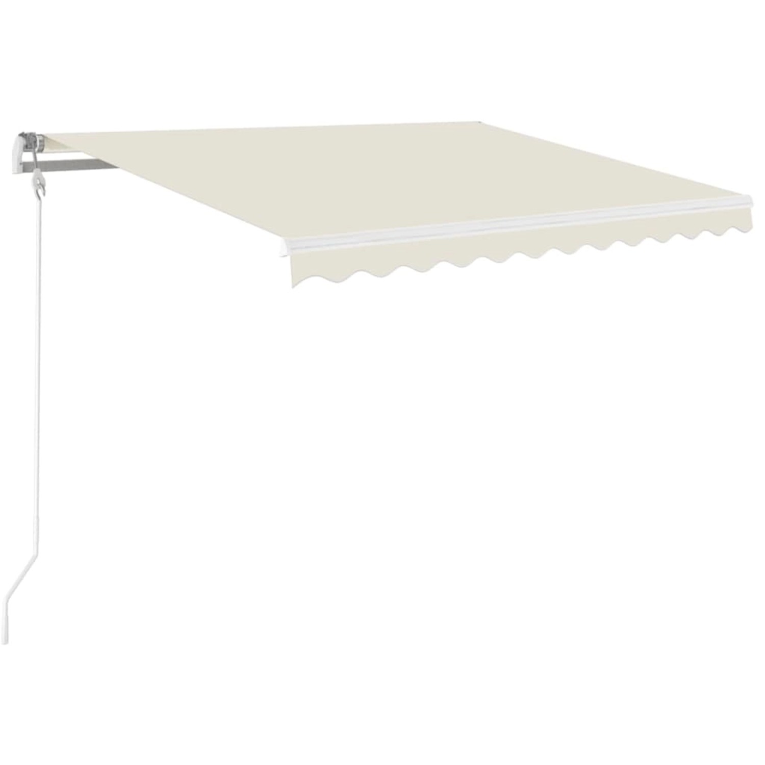 furnicato Markise Automatisch Einziehbar 350x250 cm Creme günstig online kaufen