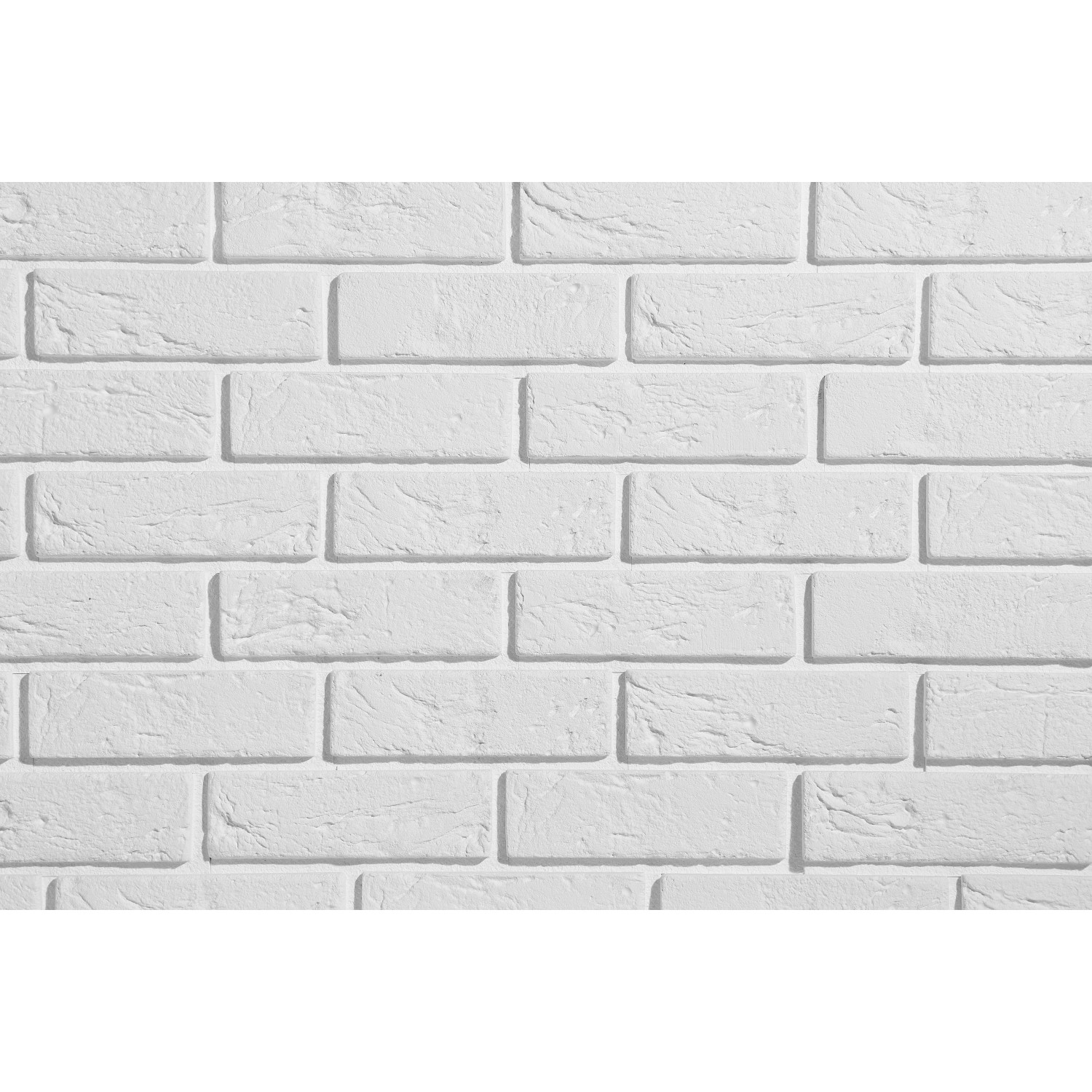 Stegu Verblender Parma Weiß: Gips-Riemchen in Backsteinoptik für Innenräume.