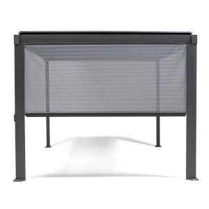 Sonnenrollo Mirador ZT200 3 m in Anthrazit für Terrassenüberdachung.