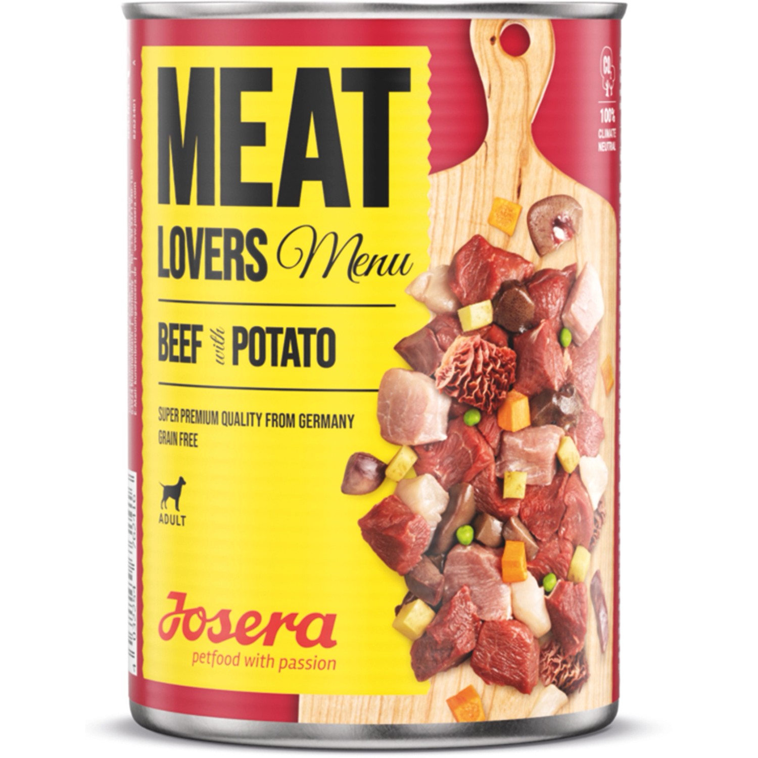 Josera Hunde-Nassfutter Meat Lovers Menu Beef with Potato 800 g