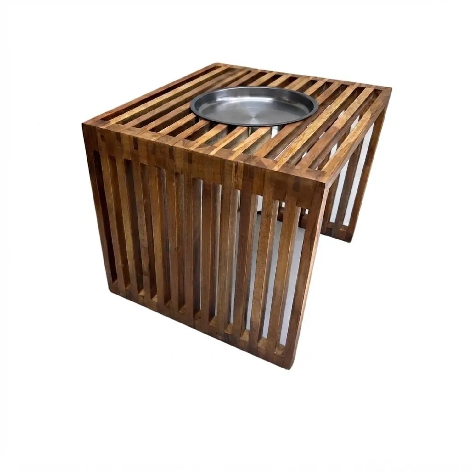 COOTAB Cooler Table Mykonos 3-in-1 Loungetisch mit Edelstahl-Kühler