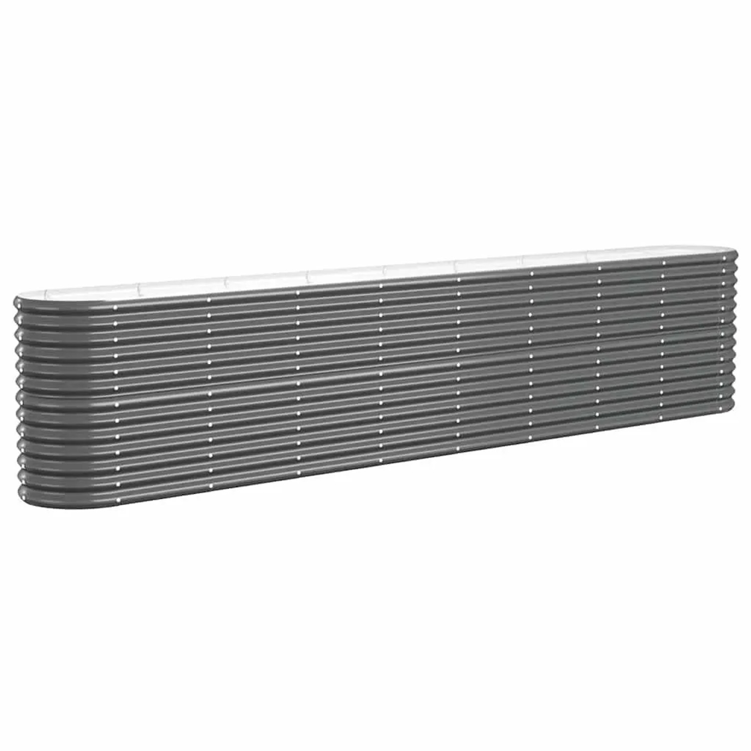Furnicato Hochbeet Verzinkter Stahl 332x40x68 Cm Anthrazit