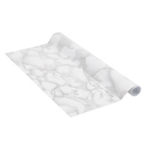 Venilia Klebefolie, 90x210cm, Marmor Grau, selbstklebend, für Möbel & Bastelarbeiten.