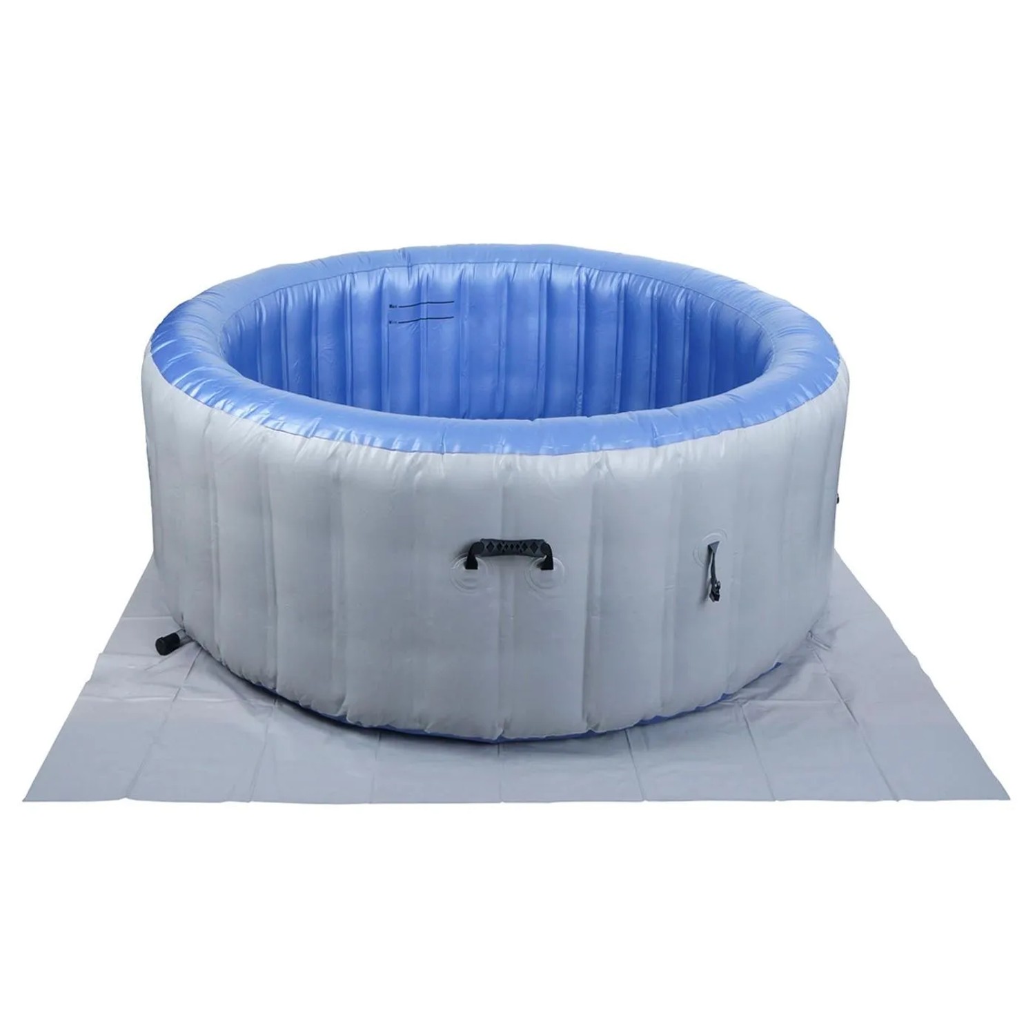 MCW Whirlpool N97 Ersatz-Pool 4 Personen Aufblasbar Rund Ø180cm Grau-Blau_8