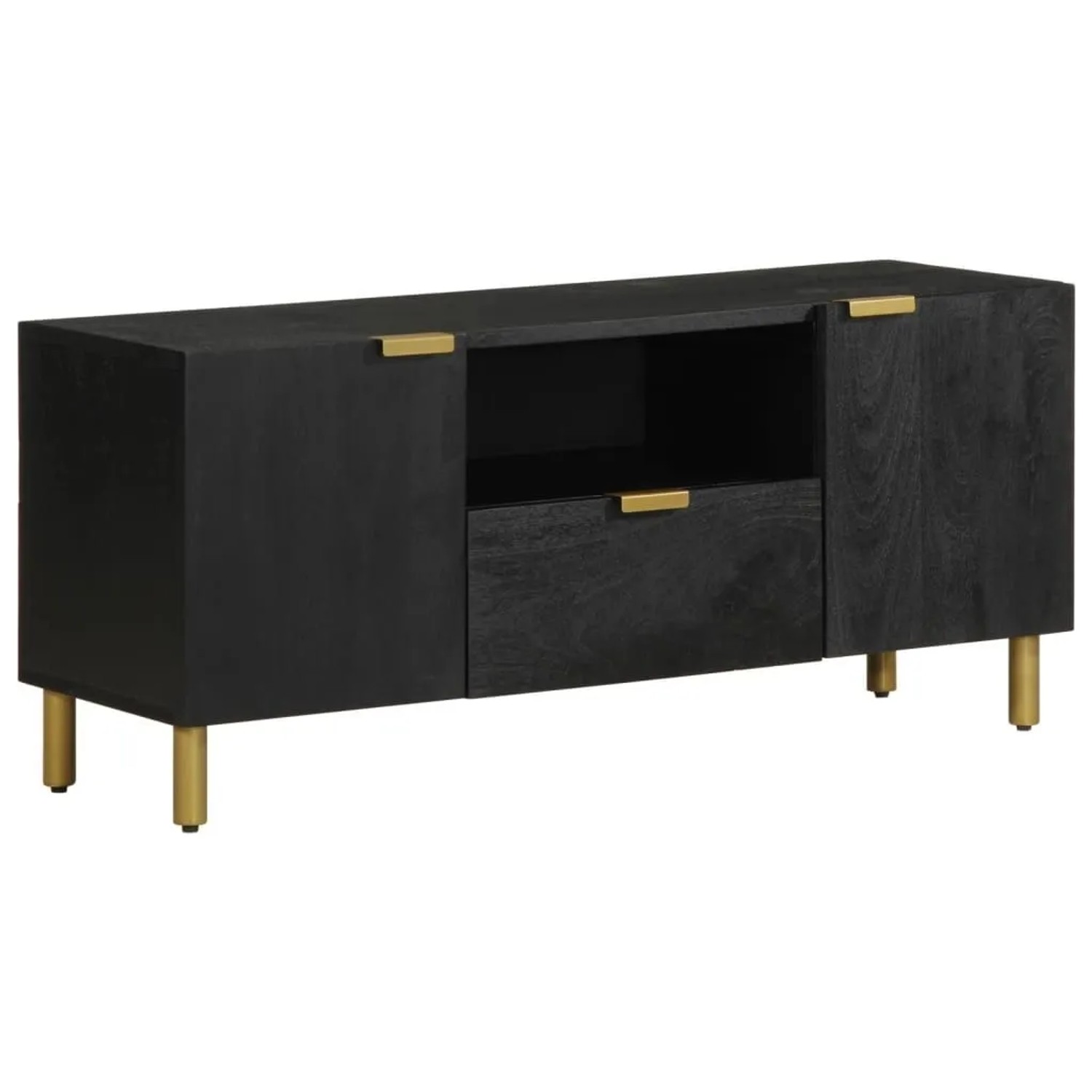 vidaXL TV-Schrank Schwarz 105x33x46 cm Holzwerkstoff 4017662 günstig online kaufen