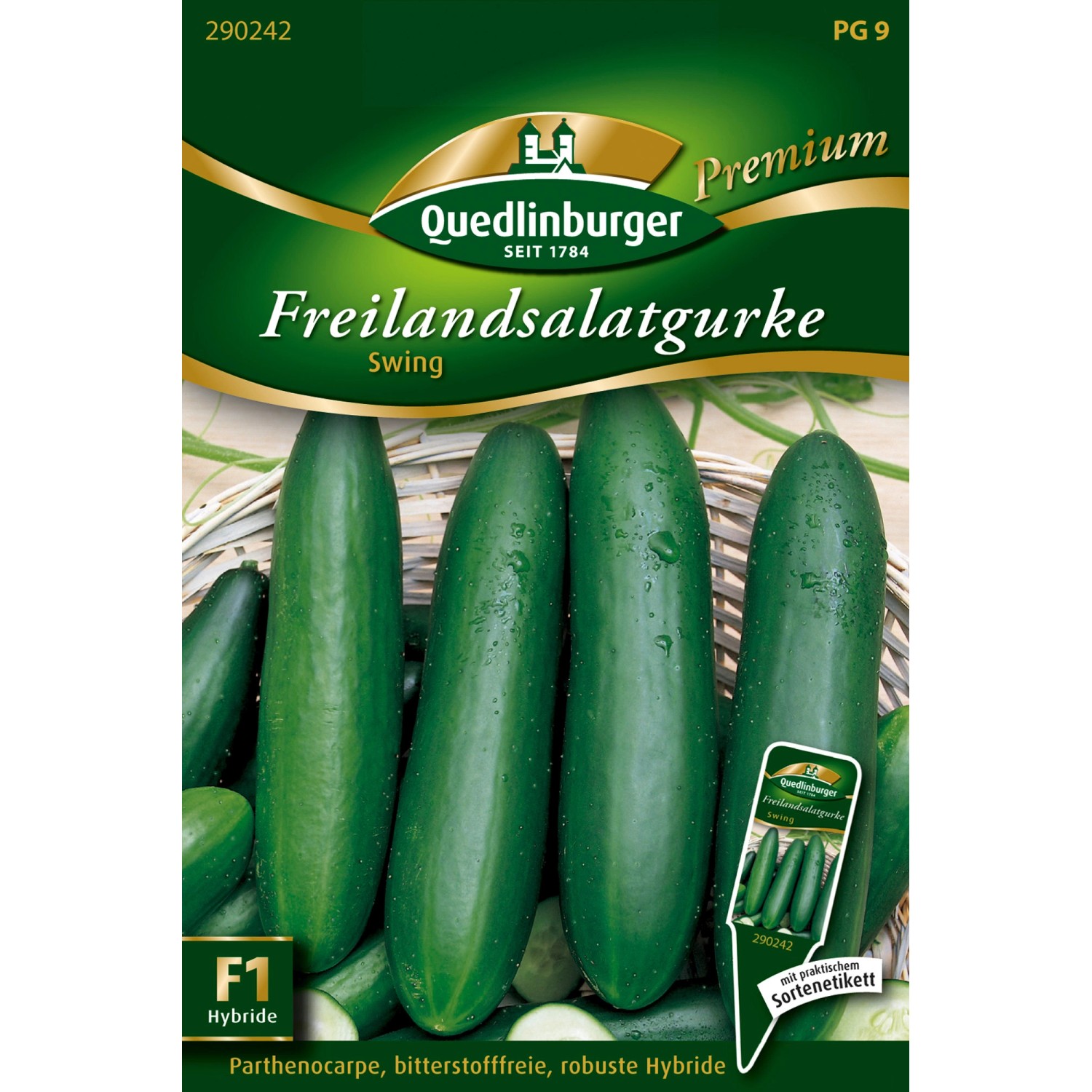 Quedlinburger Freiland Salatgurke ''Swing'' günstig online kaufen