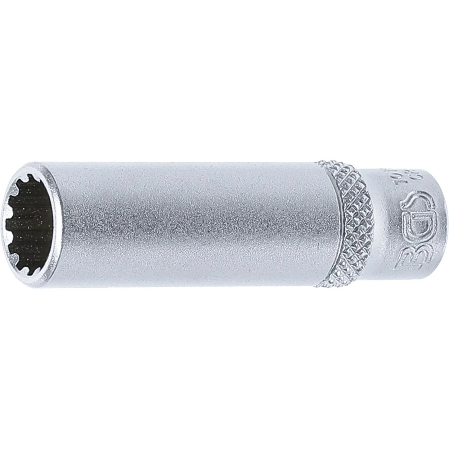 BGS Steckschlüssel Einsatz Gear Lock Tief Antrieb Innenvierkant 6 3 Mm  1 4 Zoll  SW 9 Mm 10159