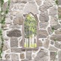 vidaXL Gartenspiegel Sand 70x30 cm Eisen 318363_2