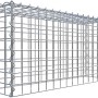 Gabiona Gabione-Anbaukorb Typ 3, 40x80x20 cm, Maschenweite 5x5 cm, Drahtgitter galvanbeschichtet.