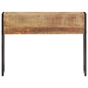 vidaXL Pflanzkübel 90x20x68 cm Raues Mangoholz 321938
