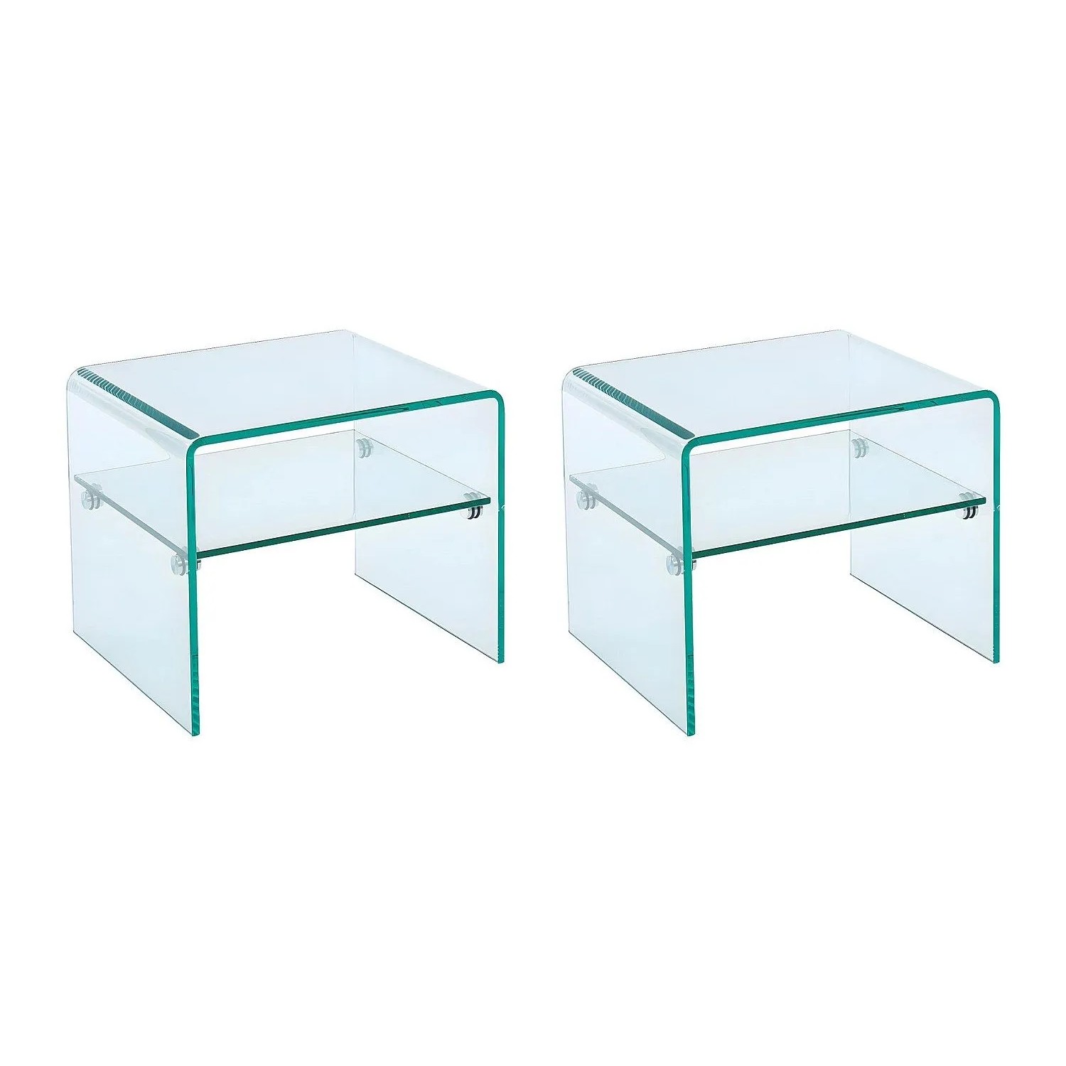 Vente-unique Nachttisch Stileos Transparent 48 cm