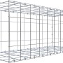 Gabiona C-Ring Anbaukorb, 40x100x40cm, Maschenweite 10x10cm, Drahtgitter für Gabionen.