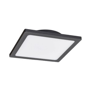 Lucande LED Deckenleuchten Mabella 9619105 Modern in Schwarz aus Aluminium 1-flammig