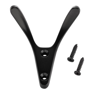 SOTECH Kleiderhaken VOLTA Schwarz Matt 77 x 68 x 30 mm