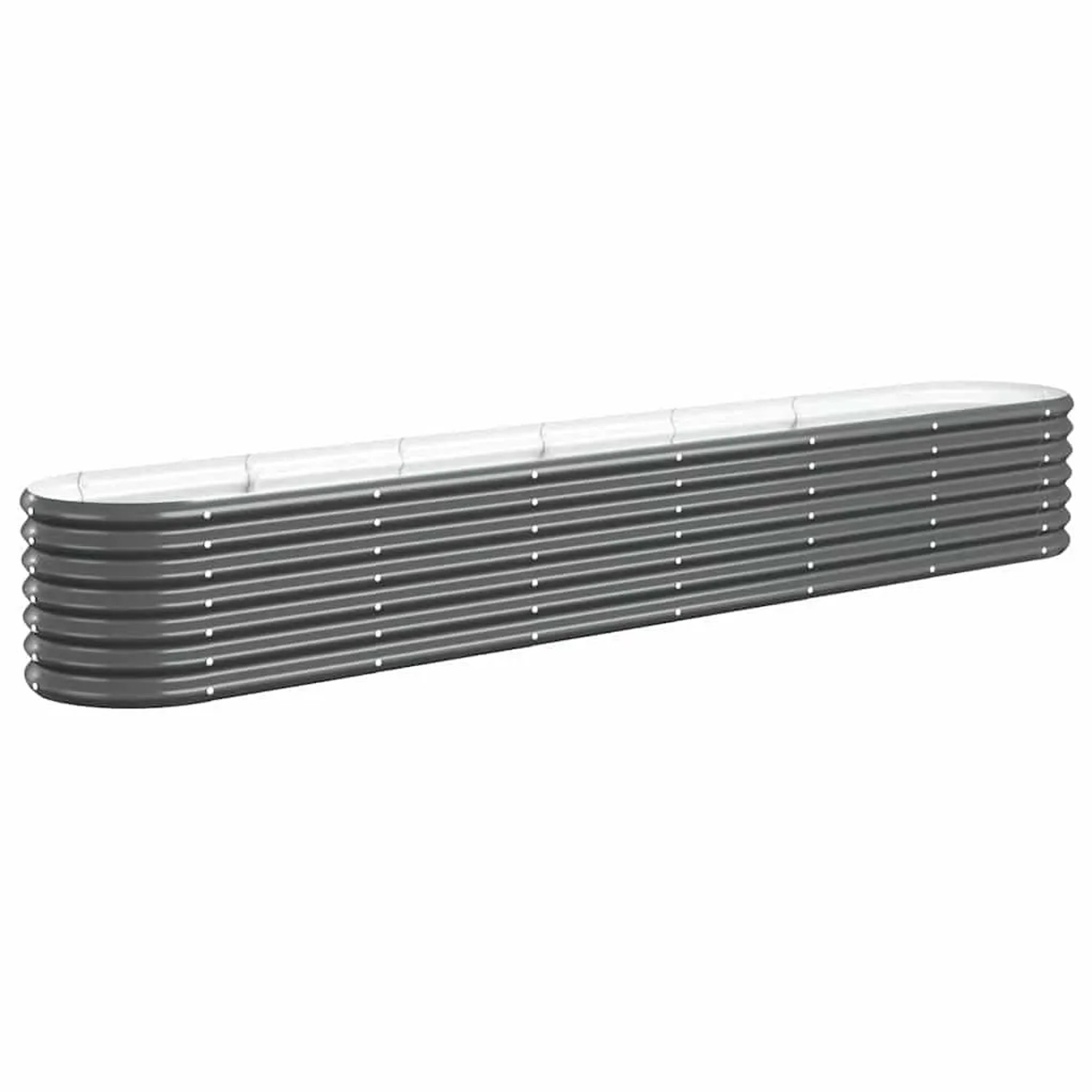 Furnicato Hochbeet Verzinkter Stahl 260x40x36 Cm Anthrazit