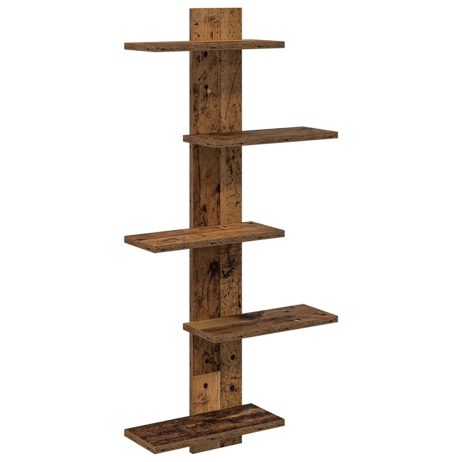 vidaXL Wandregal Altholz 48,5 x 15 x 101 cm Holzwerkstoff 8012202